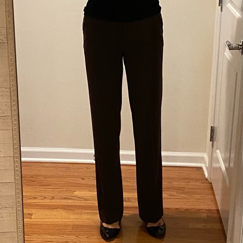 Kors brown straight leg pants size 4